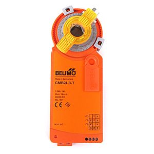 BELIMO CMB24-3 Damper Actuator, 18 in-lb [2 Nm], Non fail-safe, AC/DC 24 V, On/Off, Floating point
